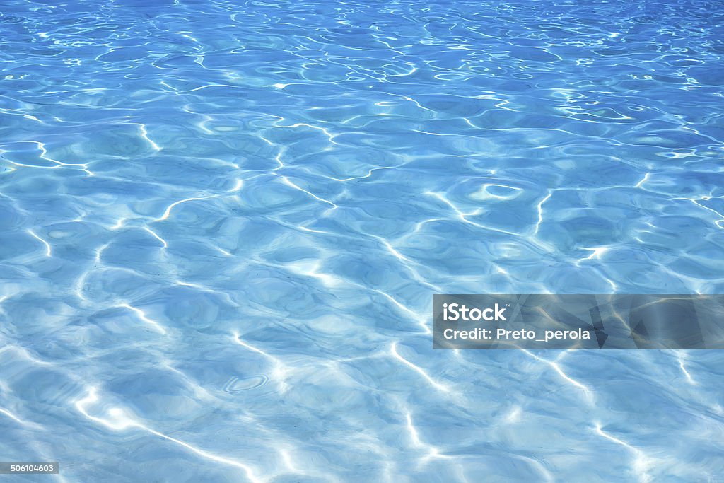 Shining blue water ripple background Sea Stock Photo