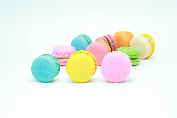 istock Dessert french macaroons 506105108