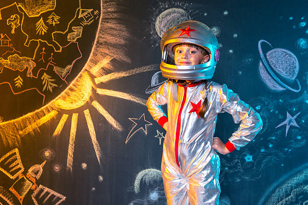 istock Portrait of cosmonaut 506106153