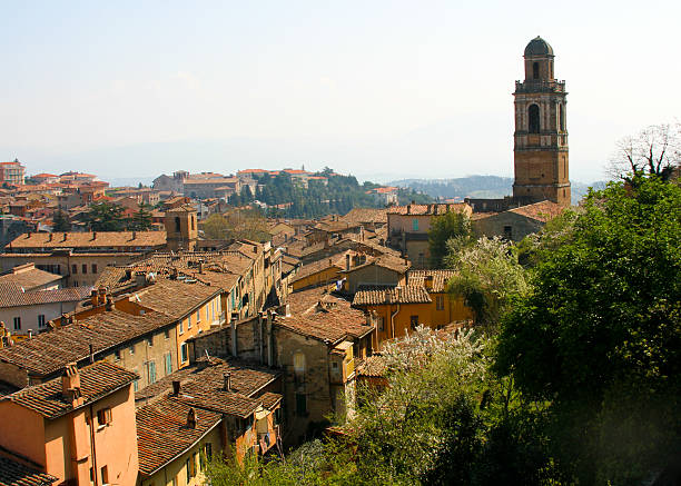 istock View Over Perugia on Misty Spring Morning, Italy 506106639