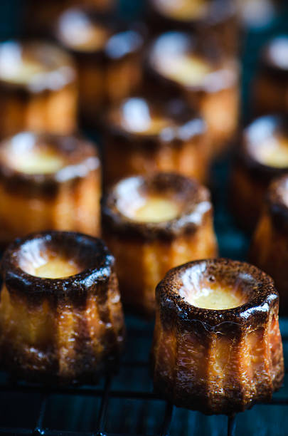 Cake canneles. french dessert stock photo