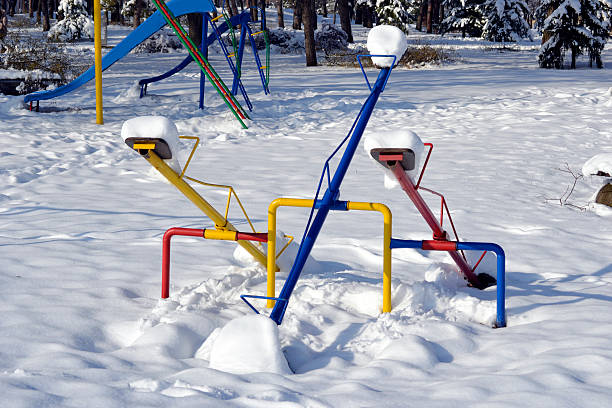 istock winter playground in the park 506115574