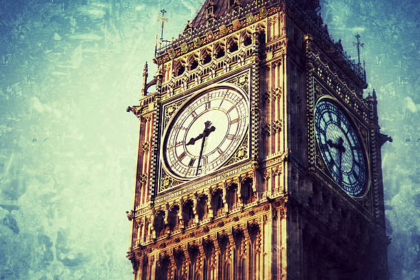 istock Big Ben in Central London in grunge style 506116328