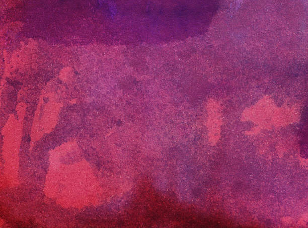 istock Hand painted textured background with purple and red colors 506116728