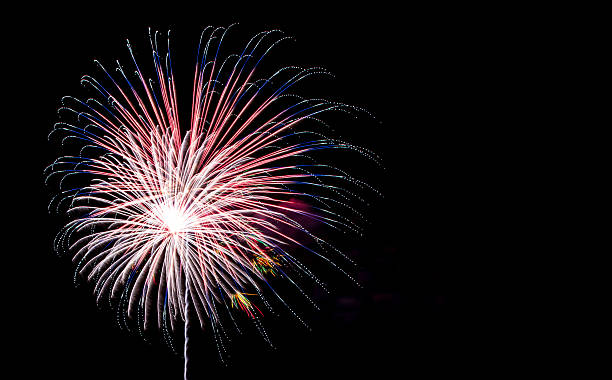 istock Color full firework in the night sky 506117660