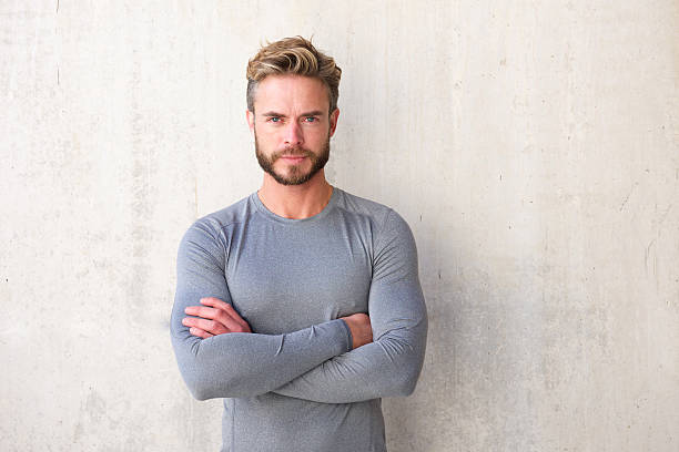 istock Handsome man with beard with arms crossed 506120438
