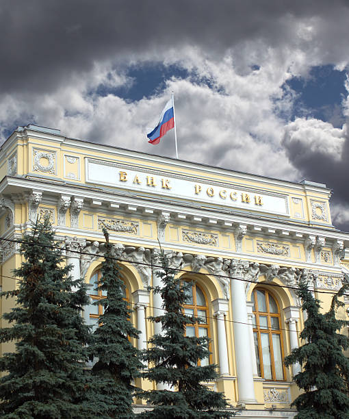 istock The financial crisis in Russia 506120664
