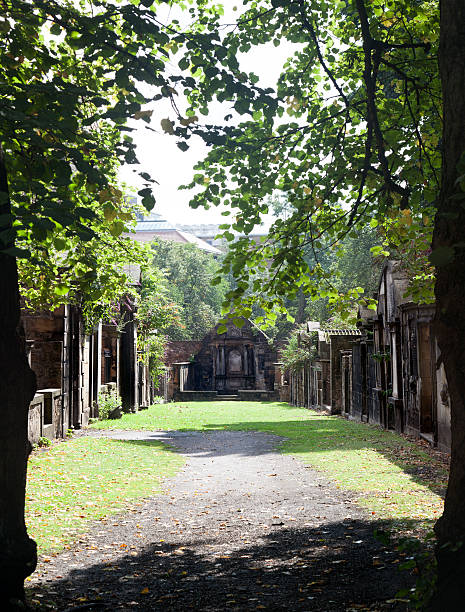 Kirkyard Greyfriars Covenanters Prison. The Covenanters were prisoners after the revolution in Kirlyard Greyfriars kirkyard stock pictures, royalty-free photos & images