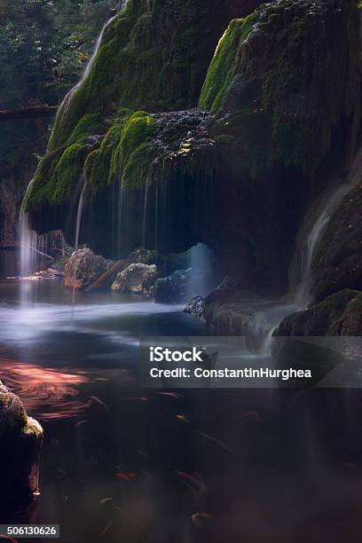 Waterfall Bigar Stock Photo - Download Image Now - Autumn, Flowing, Lake