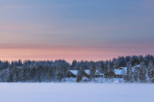 istock Sunset over a forest in Finland 506131076