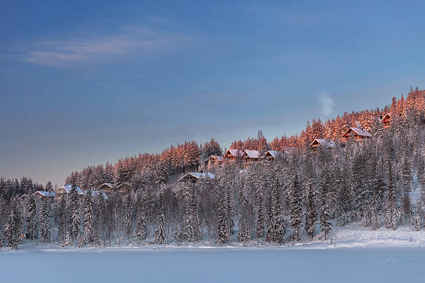 istock Sunset over a forest in Finland 506131186