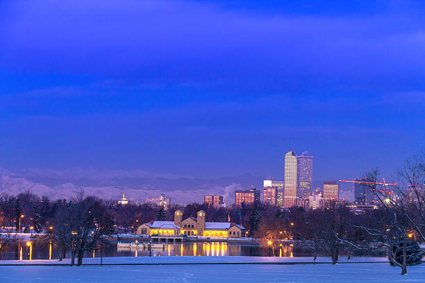 istock Denver Colorado Skyline in Snow Feb 2013 506132831