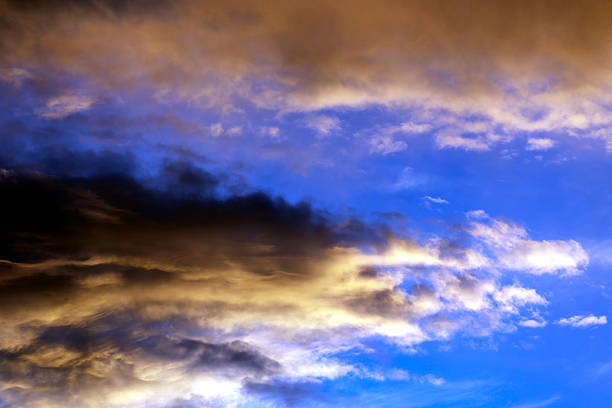 istock red orange clouds in the sky at sunset 506134099