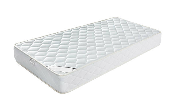 matratze, die unterstützt werden sie jede nacht gut schlafen isoliert - bedroom mattress contemporary white stock-fotos und bilder