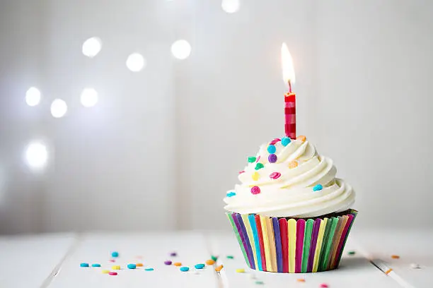 Photo of Birthday cupcake