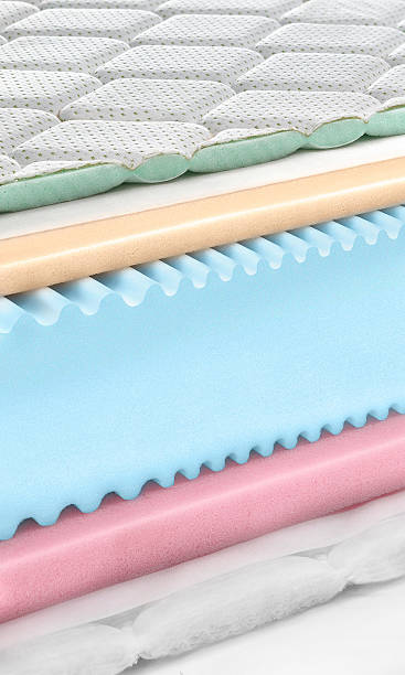 istock Memory foam - latex mattress cross section - hi quality 506138030