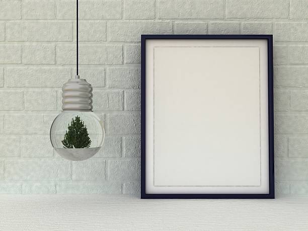 istock Empty picture in frame shabby chic, vintage style. 506139718