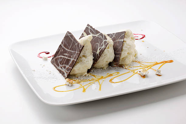 istock Dessert mousse nougat and chocolate 506143482