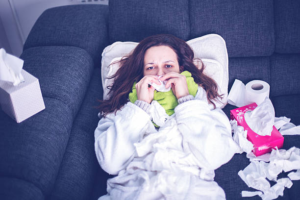 istock Woman suffering from influenza 506144796