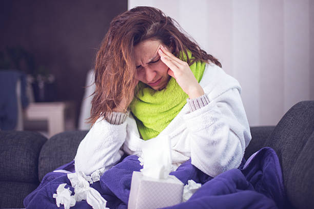 istock Woman with the flu 506144894