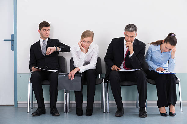 istock Businesspeople Waiting For Job Interview 506145012