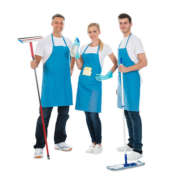 istock Cleaning Workers With Cleaning Equipments 506145210