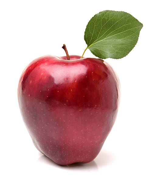 pomme rouge - red delicious apple apple fruit vertical photos et images de collection