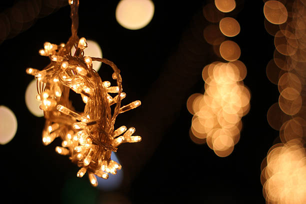 istock Bunch of lights in a wedding 506150386