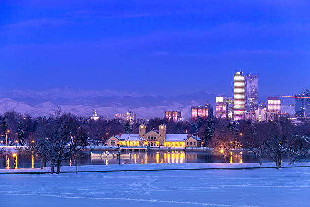 istock Denver Colorado Skyline in Snow Feb 2013 506152161