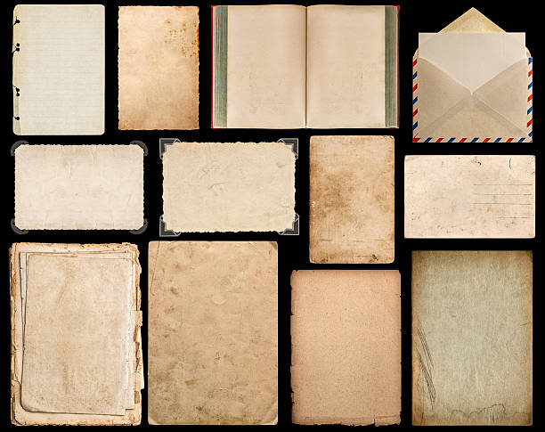 istock Paper, book, envelope, cardboard, photo corner, frame 506152174