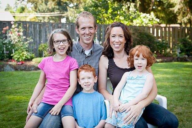 Family Portrait stock photo