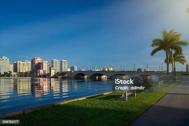 West Palm Beach Skyline Stock Photo - Download Image Now - Palm Beach - Florida, Day, West Palm Beach
