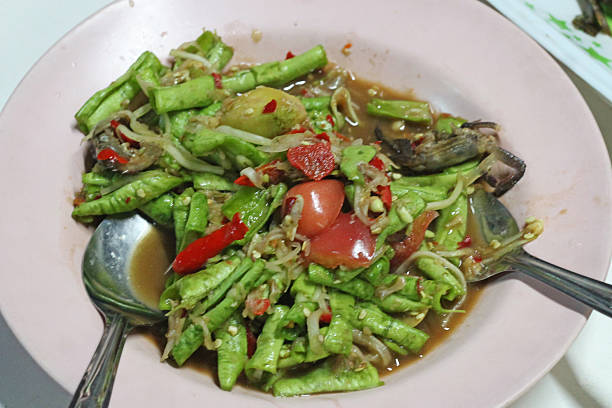 istock papaya salad with full taste. 506156495