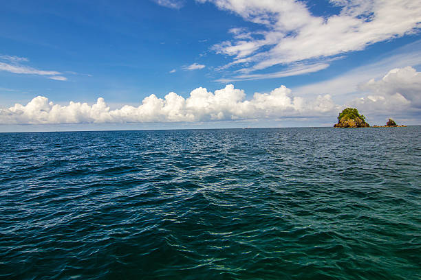 istock Sea and mountains with blue sky 506156825