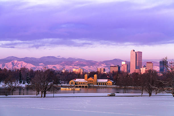 istock Denver Colorado Skyline in Snow Feb 2013 506156927