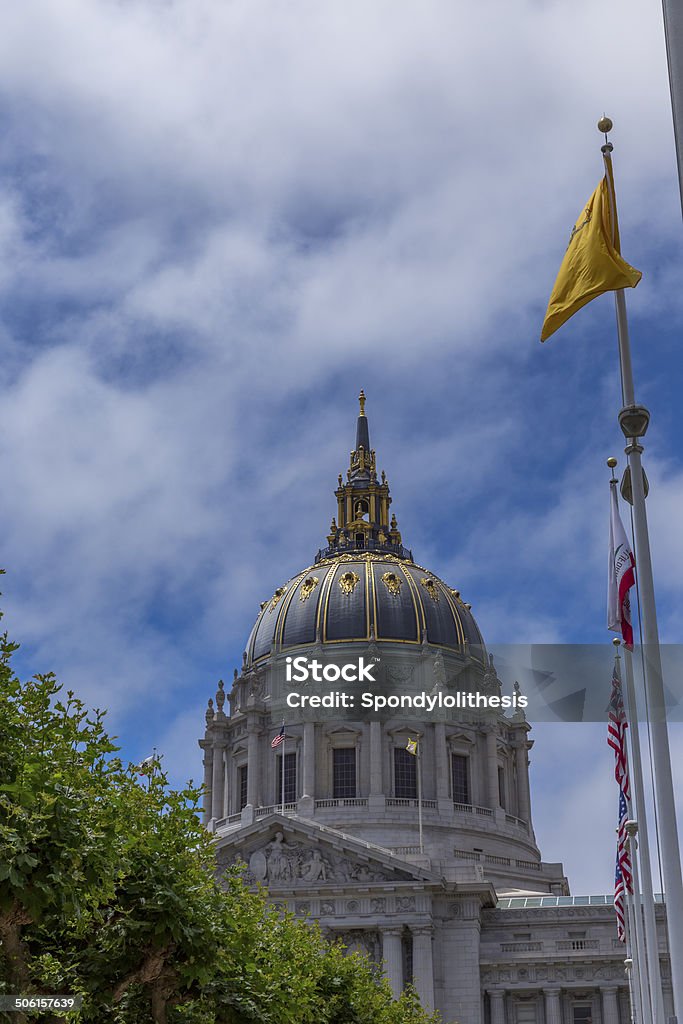 San Francisco City Hall San Francisco's City Hall in California. Architectural Column Stock Photo