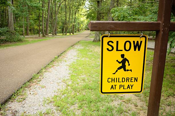 istock Slow children at play sign 506159612