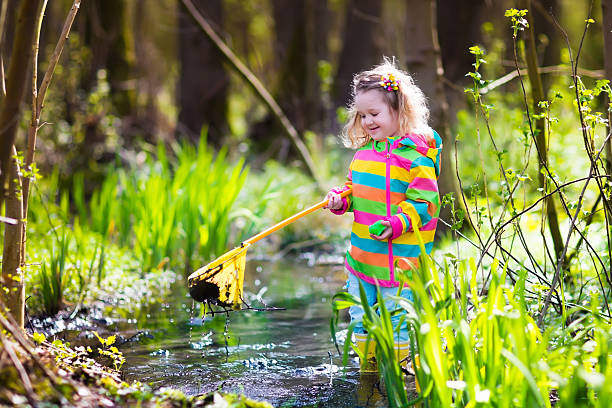 istock Little girl catching a frog 506159844