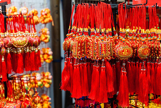 istock Chinese New Year Ornaments in Chinatown 506162910