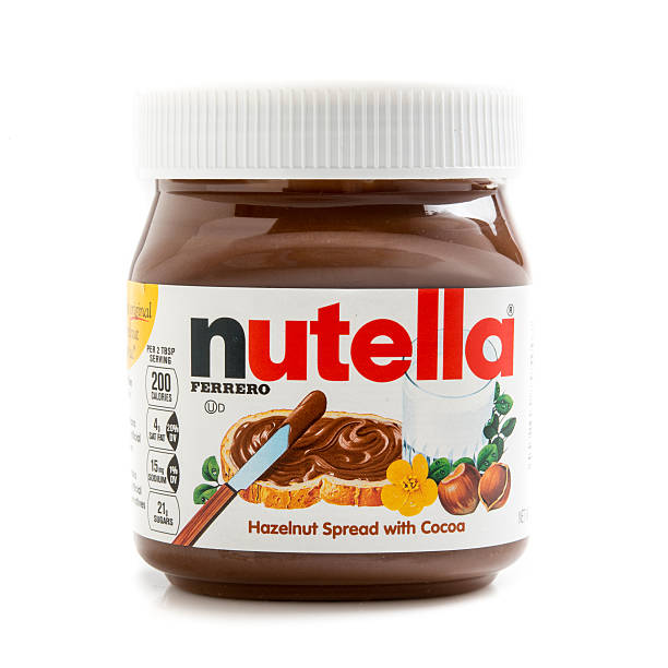 nutella - nutella foto e immagini stock