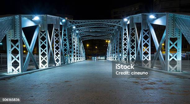 Iron Bridge In Murcia V Stock Photo - Download Image Now - Arch - Architectural Feature, Architecture, Bridge - Built Structure