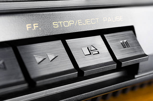 istock Macro Of Stop / Eject Button Of An Audio System 506173064