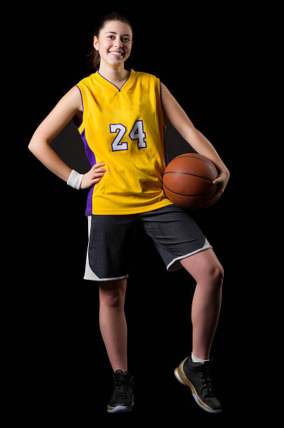 istock Young girl basketball player 506173488
