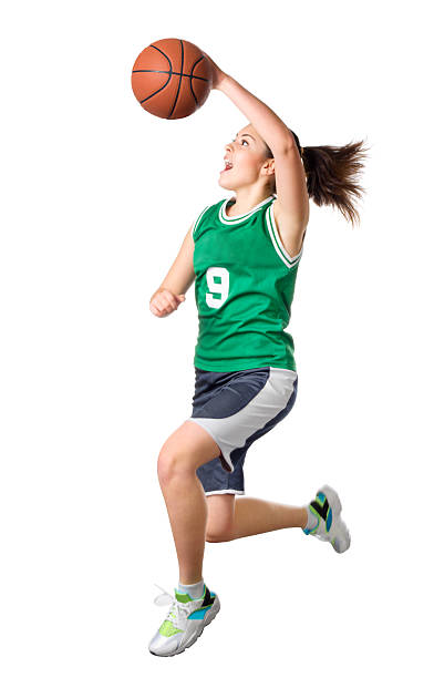istock Young girl basketball player 506173740