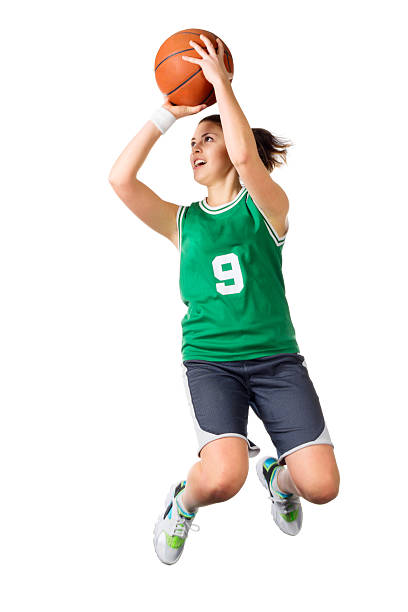 istock Young girl basketball player 506173876