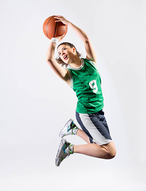 istock Young girl basketball player 506173930