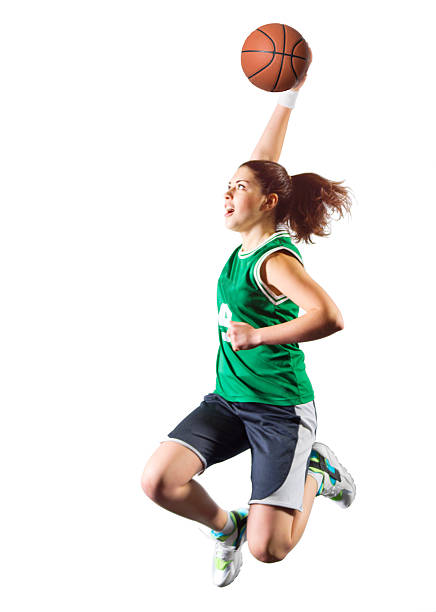 istock Young girl basketball player 506173980
