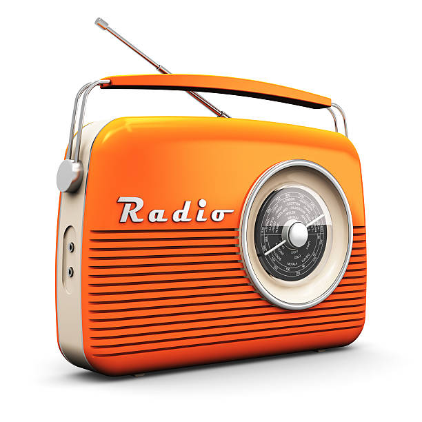 vintage radio - radio hardware audio fotos fotografías e imágenes de stock