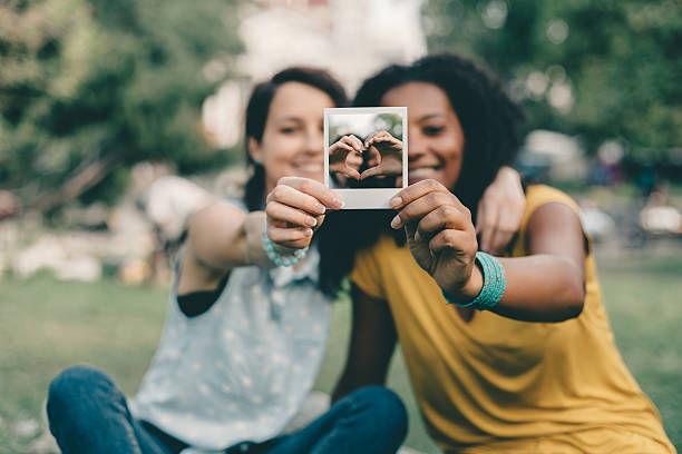 istock Friends showing instant selfie 506176636