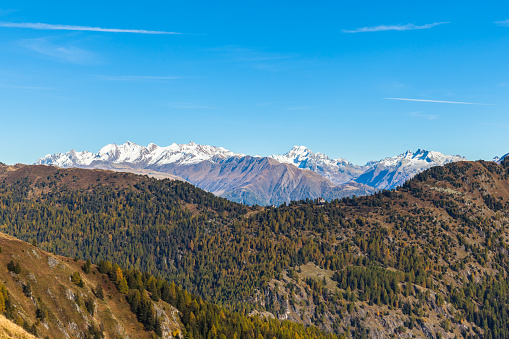 Panorama view of the Alps from Belalp